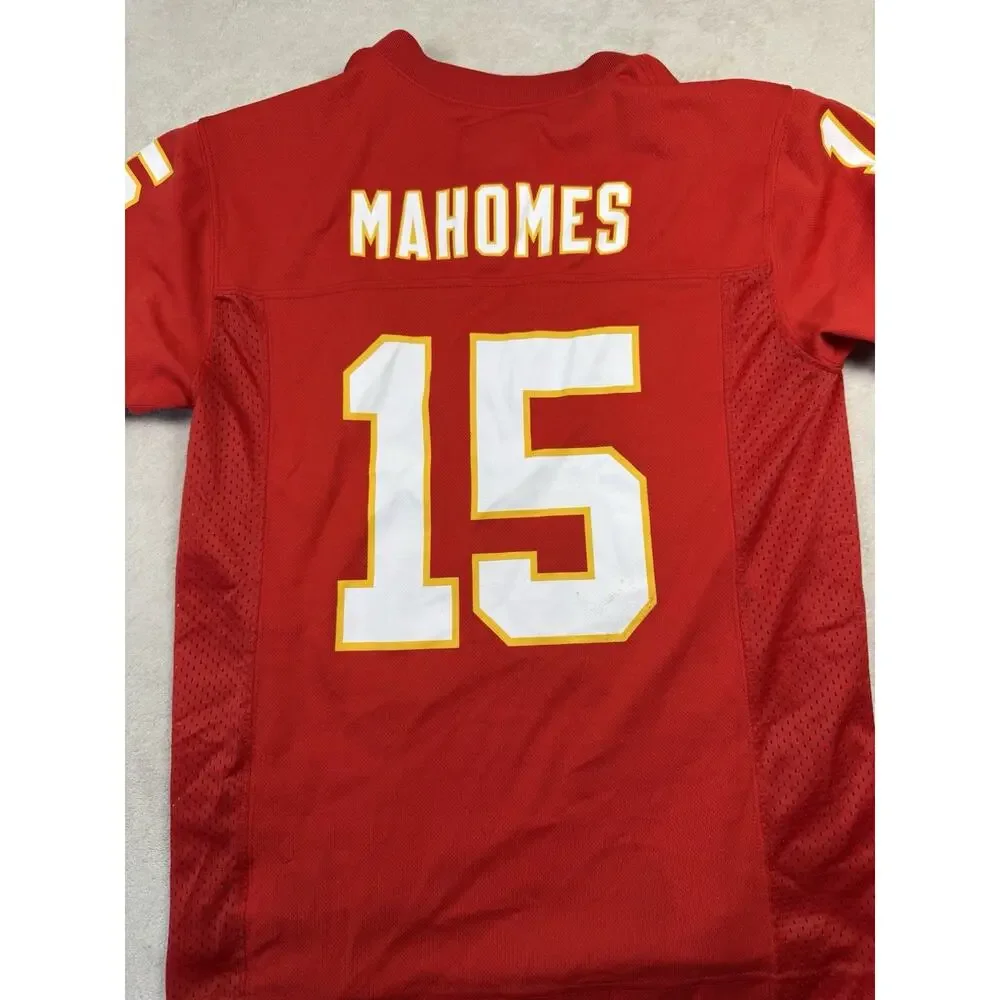 Patrick Mahomes Kansas City Chiefs Youth M 10/12 #15 Red NFL Jersey